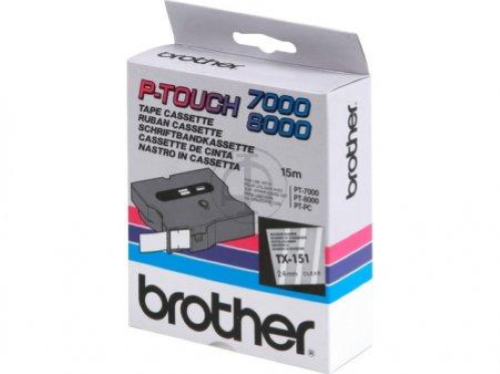 BROTHER TX151 NASTRO TX NERO / TRASP